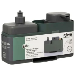 5 FIVE SIMPLY SMART - 5five - organiseur évier "néo" avec distributeur vert