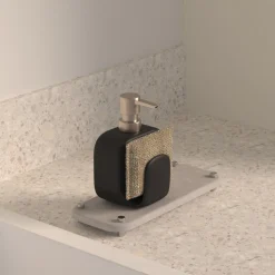 5 FIVE SIMPLY SMART - 5five - tapis en diatomite gris 28x11cm