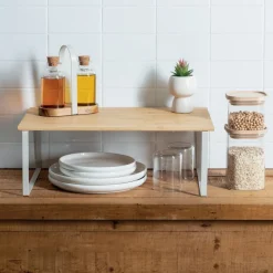 5 FIVE SIMPLY SMART - 5five - étagère de rangement "ordera" en bambou beige 50x30cm