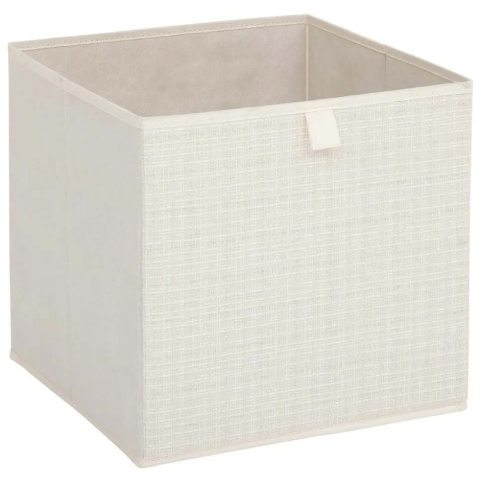 5 FIVE SIMPLY SMART - 5five - boîte de rangement "mix n modul" tweed beige 31x31cm