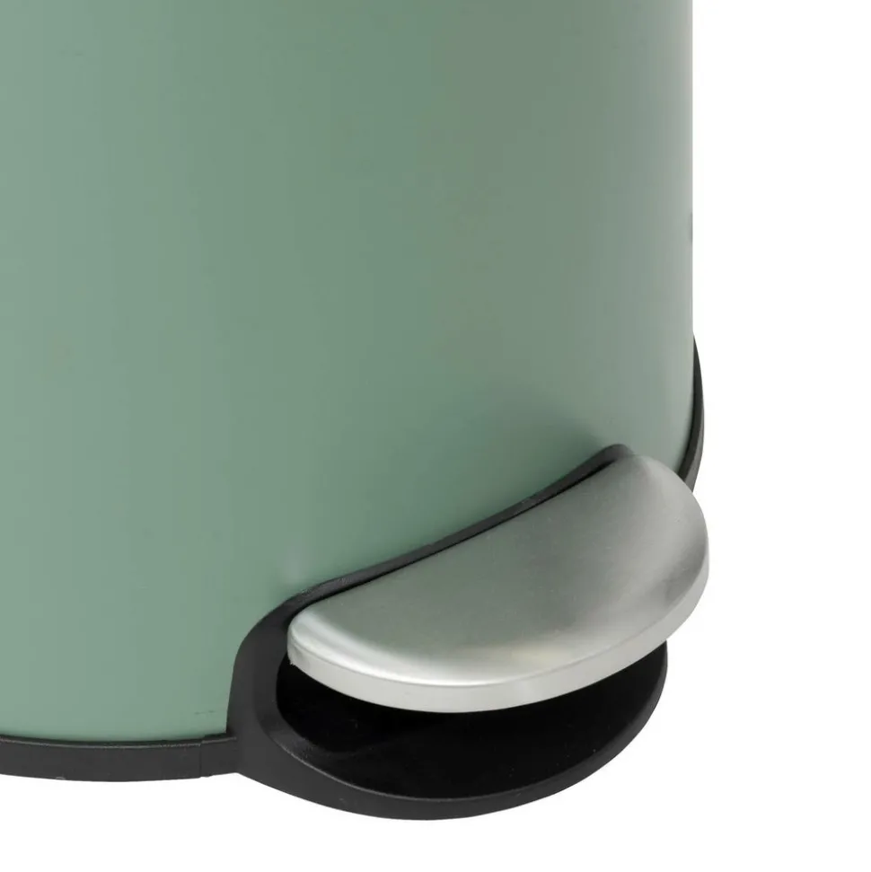 5 FIVE SIMPLY SMART - 5five - poubelle couvercle bambou 30l "modern color" vert