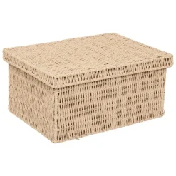 5 FIVE SIMPLY SMART - 5five - lot de 2 boîtes range-documents "kord" en papier tressé