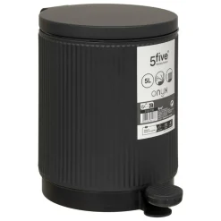 5 FIVE SIMPLY SMART - 5five - poubelle "onyx" 5l ardoise