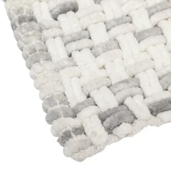 5 FIVE SIMPLY SMART - 5five - tapis tressé gris 50x75cm