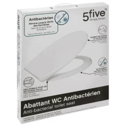 5 FIVE SIMPLY SMART - 5five - abattant wc antibactérien blanc