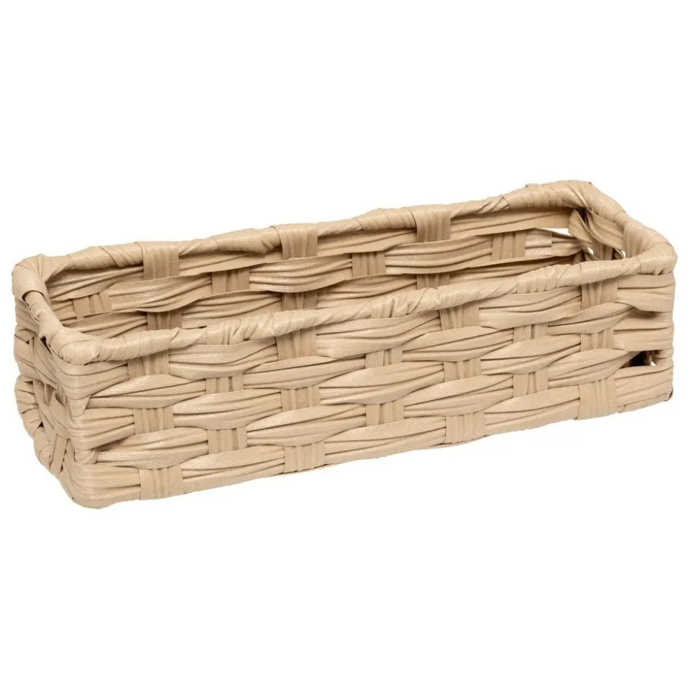 5 FIVE SIMPLY SMART - 5five - 3 paniers "tresse" beige