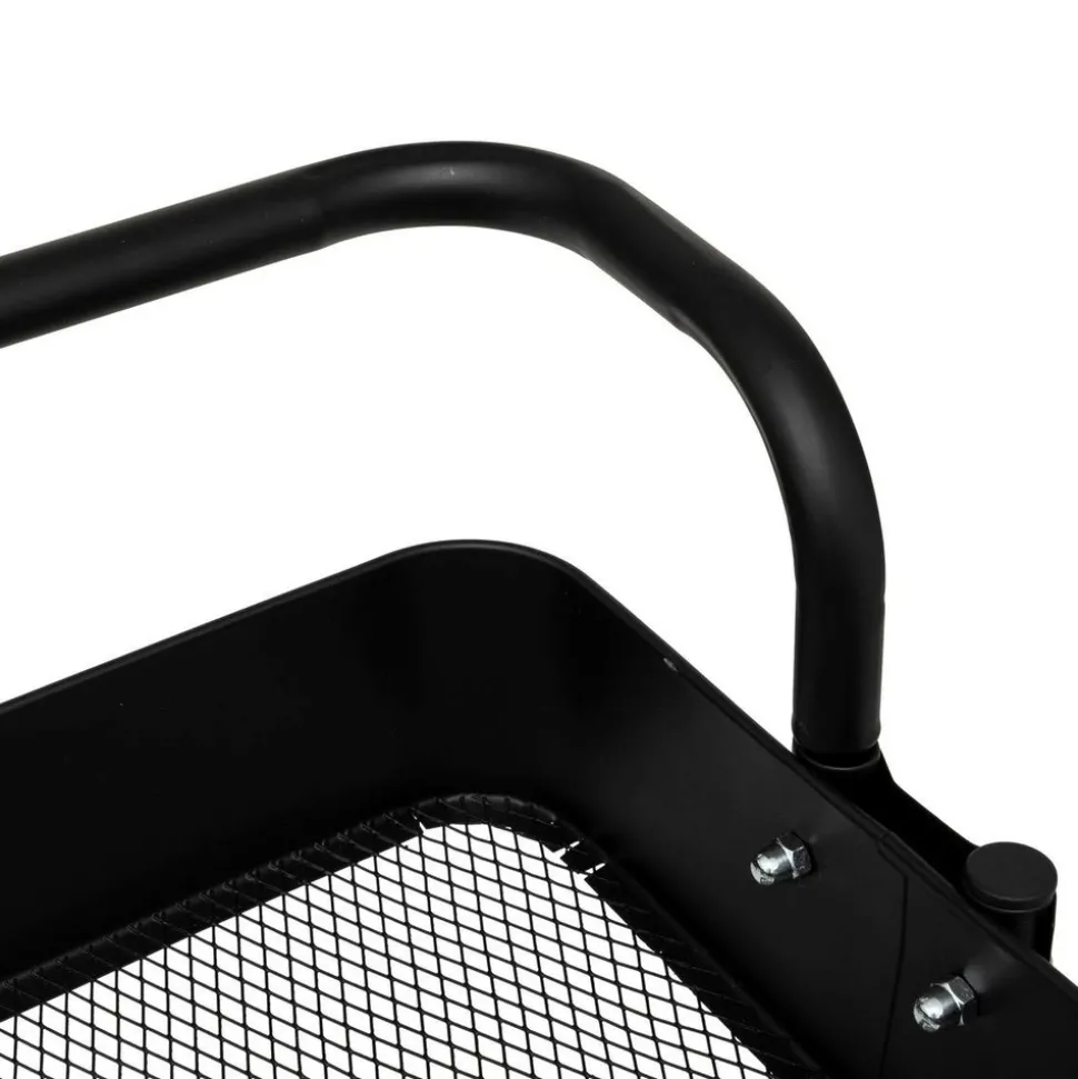 5 FIVE SIMPLY SMART - 5five - desserte à roulettes "boîtes relief 2 - black edition" 3 niveaux noir