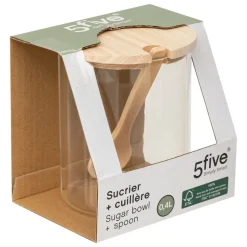 5 FIVE SIMPLY SMART - 5five - sucrier "hermet" en verre 0,4l