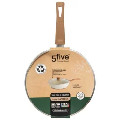 5 FIVE SIMPLY SMART - 5five - sauteuse "harmony" d28cm en aluminium forgé beige