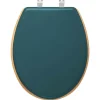 5 FIVE SIMPLY SMART - 5five - abattant wc "modern color" bleu pétrole en bois