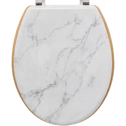 5 FIVE SIMPLY SMART - 5five - abattant wc "léa" effet marbre en bois