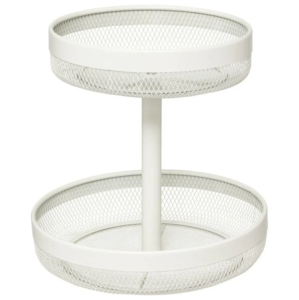 5 FIVE SIMPLY SMART - 5five - corbeille "mayaj" 2 niveaux en métal beige