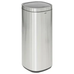 5 FIVE SIMPLY SMART - 5five - poubelle en métal gris 50l