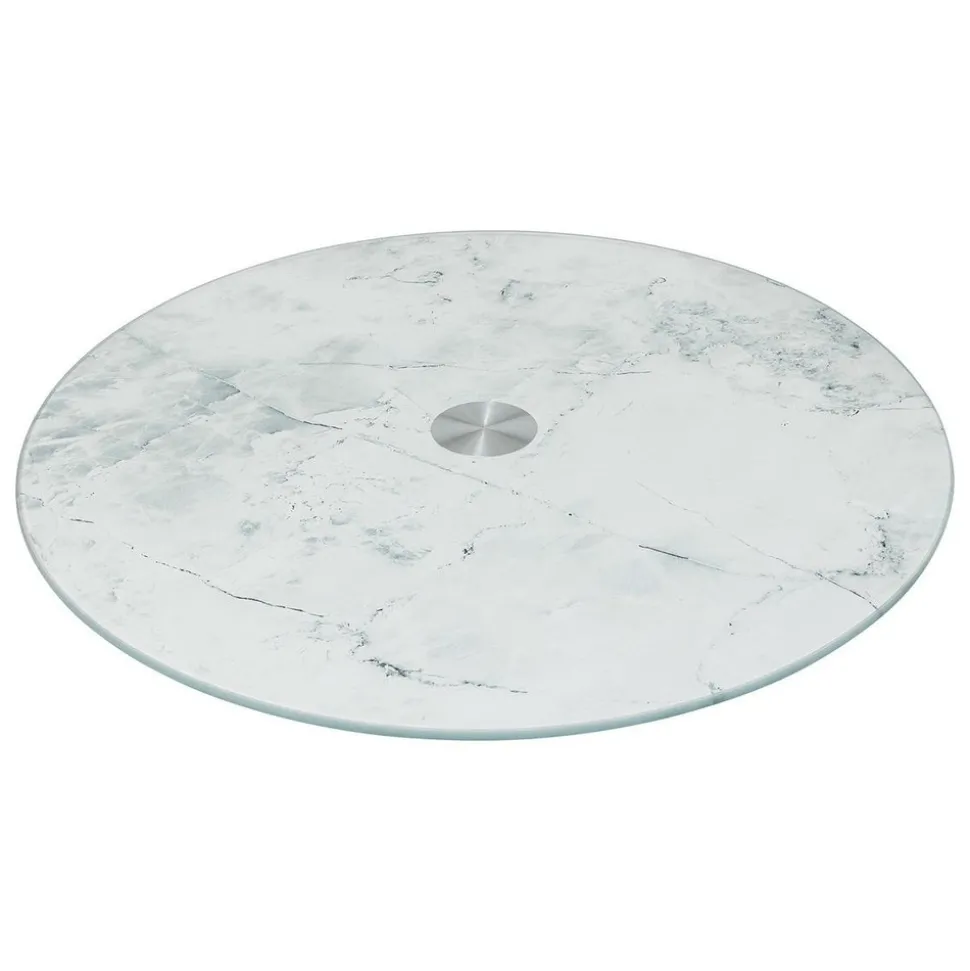 5 FIVE SIMPLY SMART - 5five - plat tournant effet marbre blanc