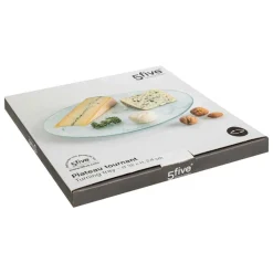 5 FIVE SIMPLY SMART - 5five - plat tournant effet marbre blanc