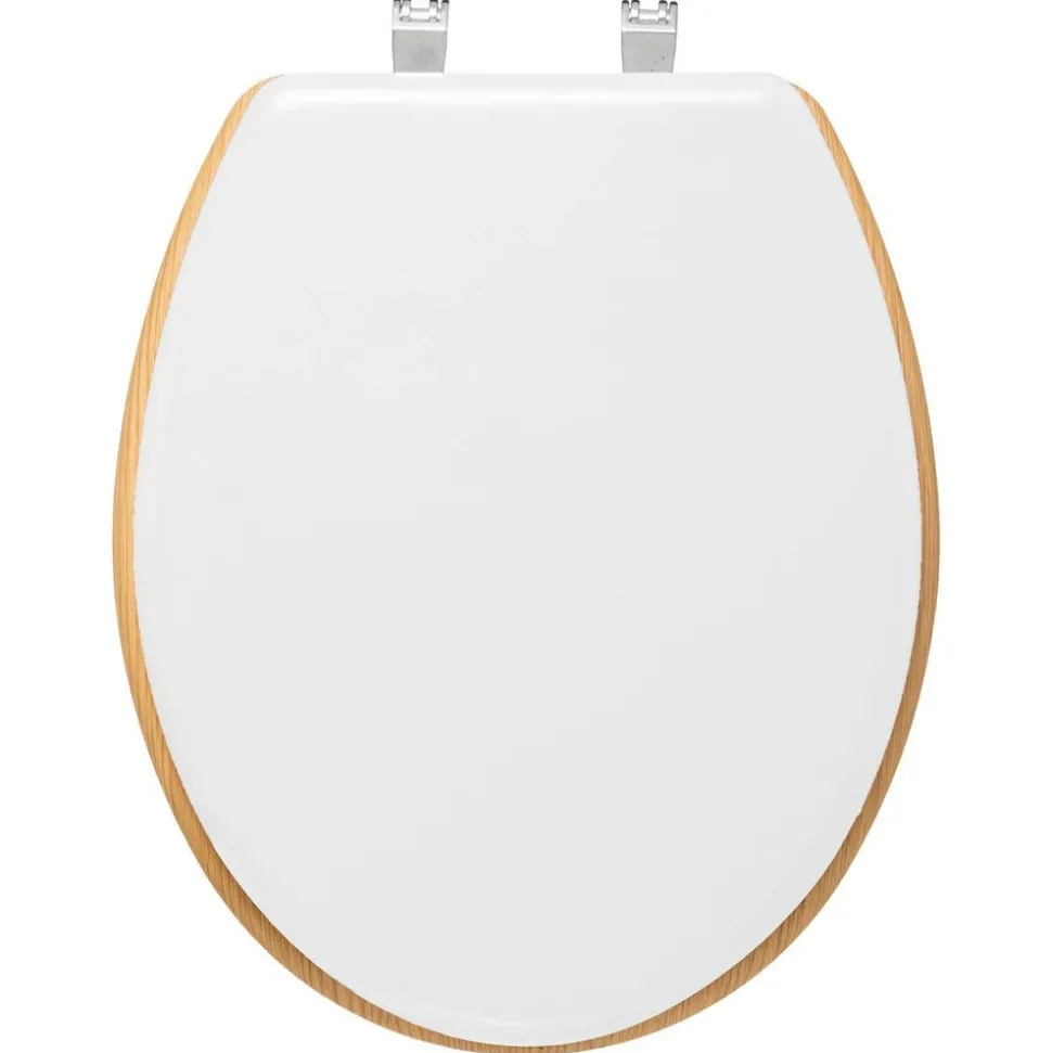 5 FIVE SIMPLY SMART - 5five - abattant wc "modern color" blanc en bois