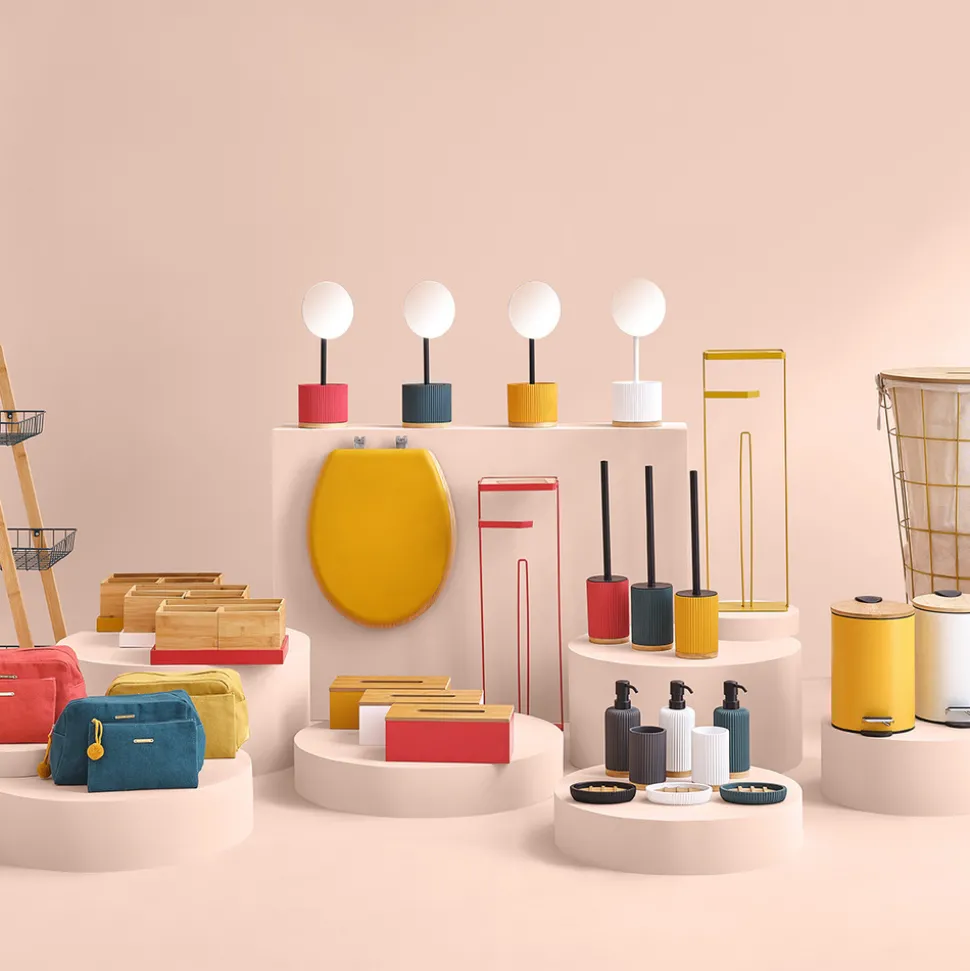 5 FIVE SIMPLY SMART - 5five - abattant wc "modern color" blanc en bois