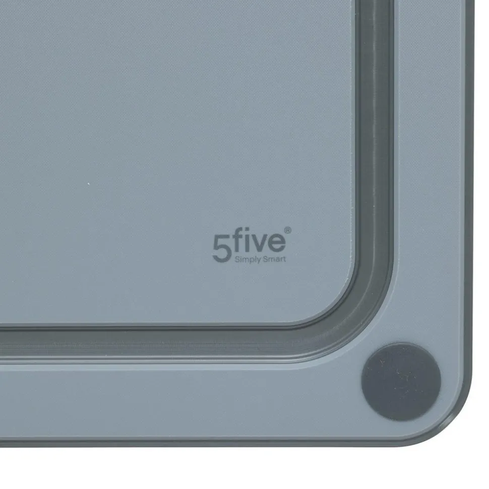 5 FIVE SIMPLY SMART - 5five - planche à découper "néo 2" en plastique gris 37x27,5cm