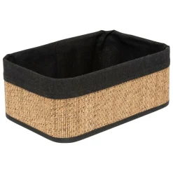 5 FIVE SIMPLY SMART - 5five - 3 paniers en tissu marron 30,5x21cm