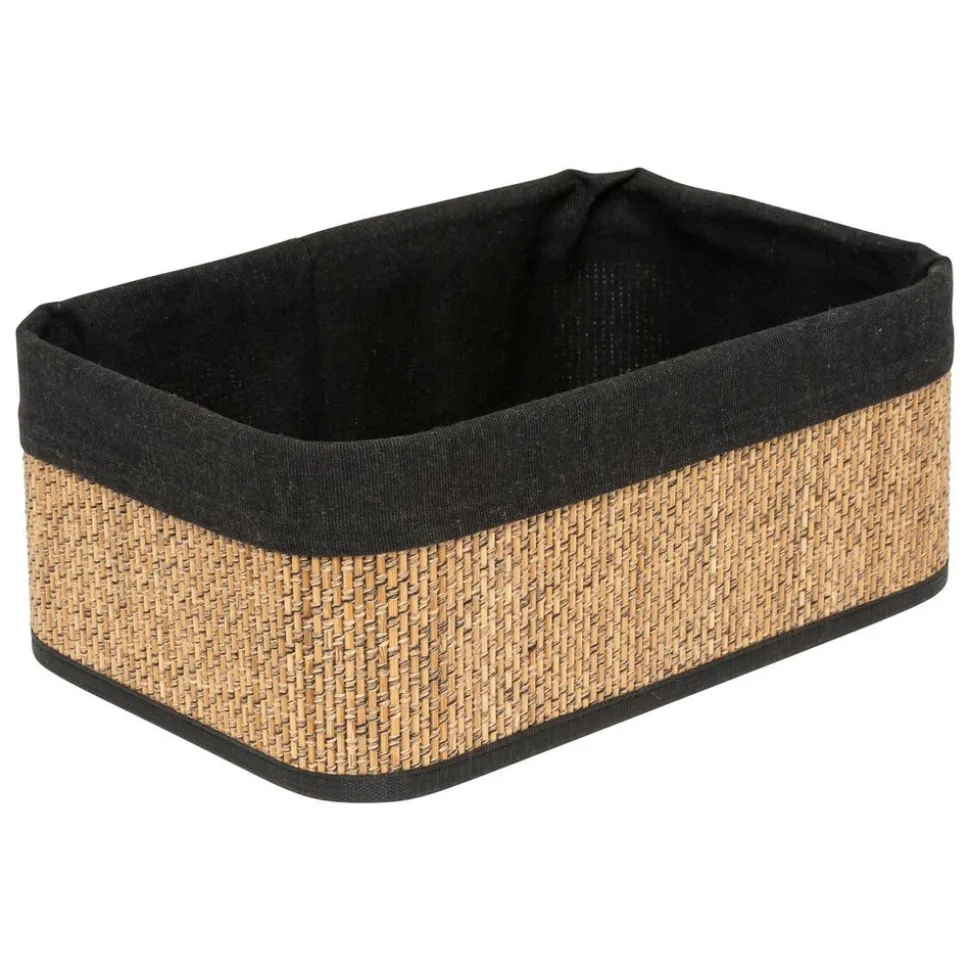 5 FIVE SIMPLY SMART - 5five - 3 paniers en tissu marron 30,5x21cm