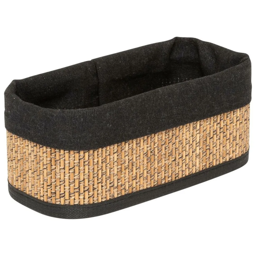 5 FIVE SIMPLY SMART - 5five - 3 paniers en tissu marron 30,5x21cm