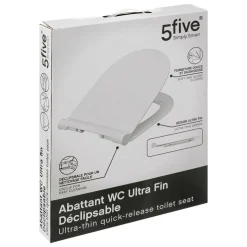 5 FIVE SIMPLY SMART - 5five - abattant wc ultra fin blanc