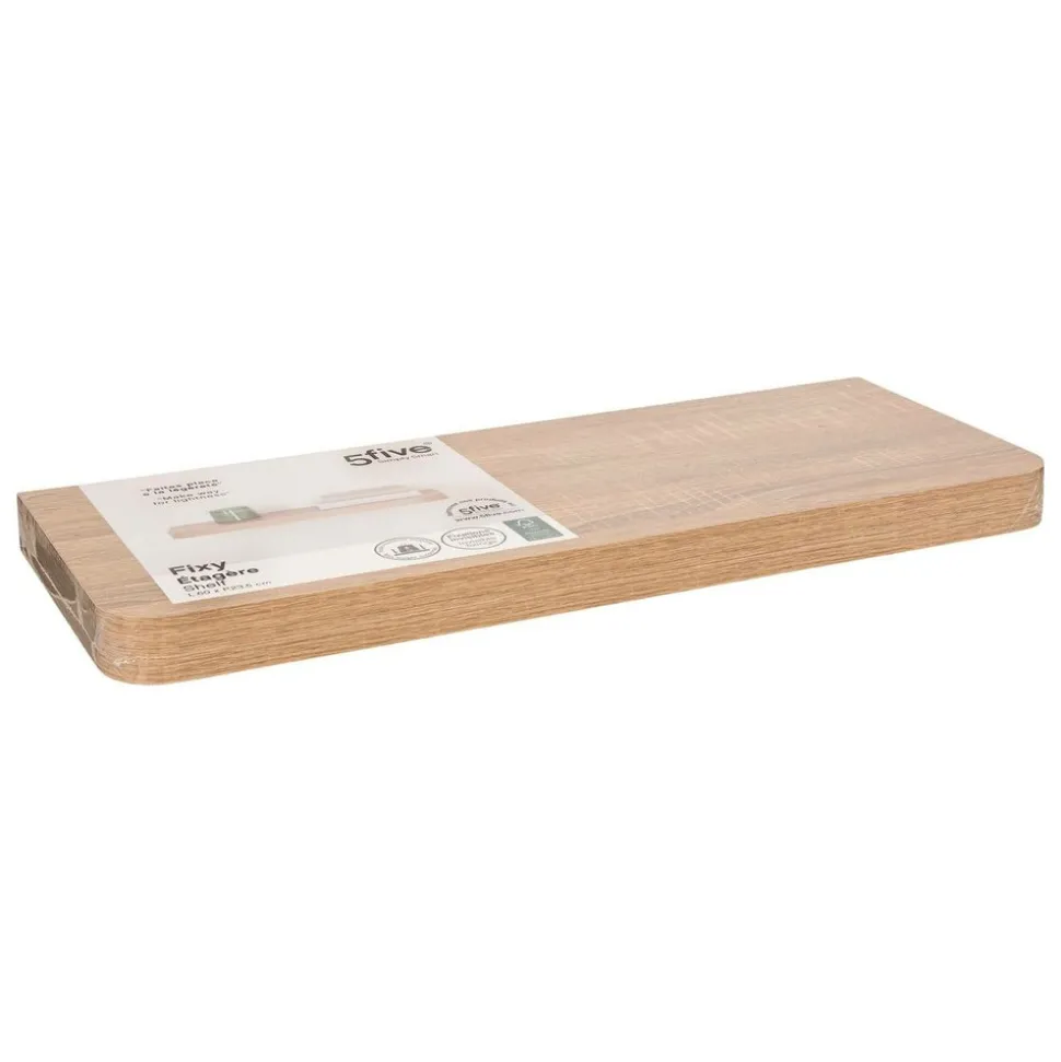 5 FIVE SIMPLY SMART - 5five - étagère "fixy" arrondie beige 60x23,5cm