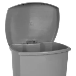 5 FIVE SIMPLY SMART - 5five - poubelle à pédale plastique 42l gris