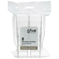 5 FIVE SIMPLY SMART - 5five - 8 verrines carrées plastique