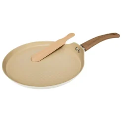 5 FIVE SIMPLY SMART - 5five - crépière "harmony" d26cm en aluminium forgé beige