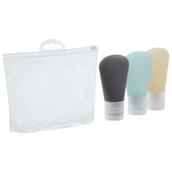 5 FIVE SIMPLY SMART - 5five - 3 tubes en silicone avec trousse de rangement bleu 60ml