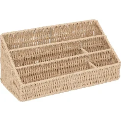 5 FIVE SIMPLY SMART - 5five - organiseur "kord" avec compartiments en papier tressé