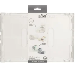 5 FIVE SIMPLY SMART - 5five - boîte de rangement "fold n box" pliable et empilable 7,5l