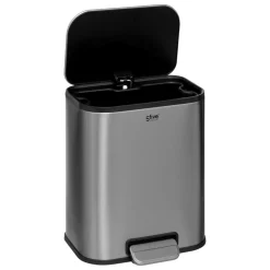 5 FIVE SIMPLY SMART - 5five - poubelle soft close en inox finition mat 5l