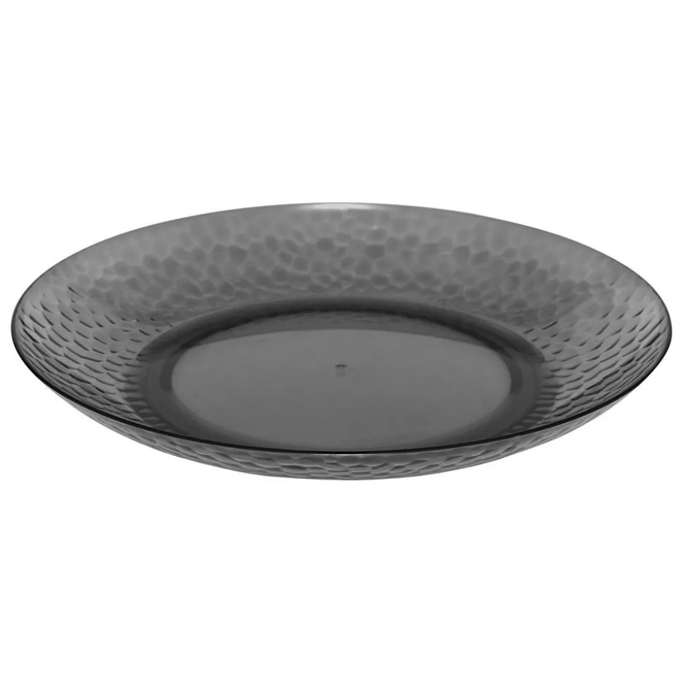 5 FIVE SIMPLY SMART - 5five - assiette "estiva" gris charbon d27cm