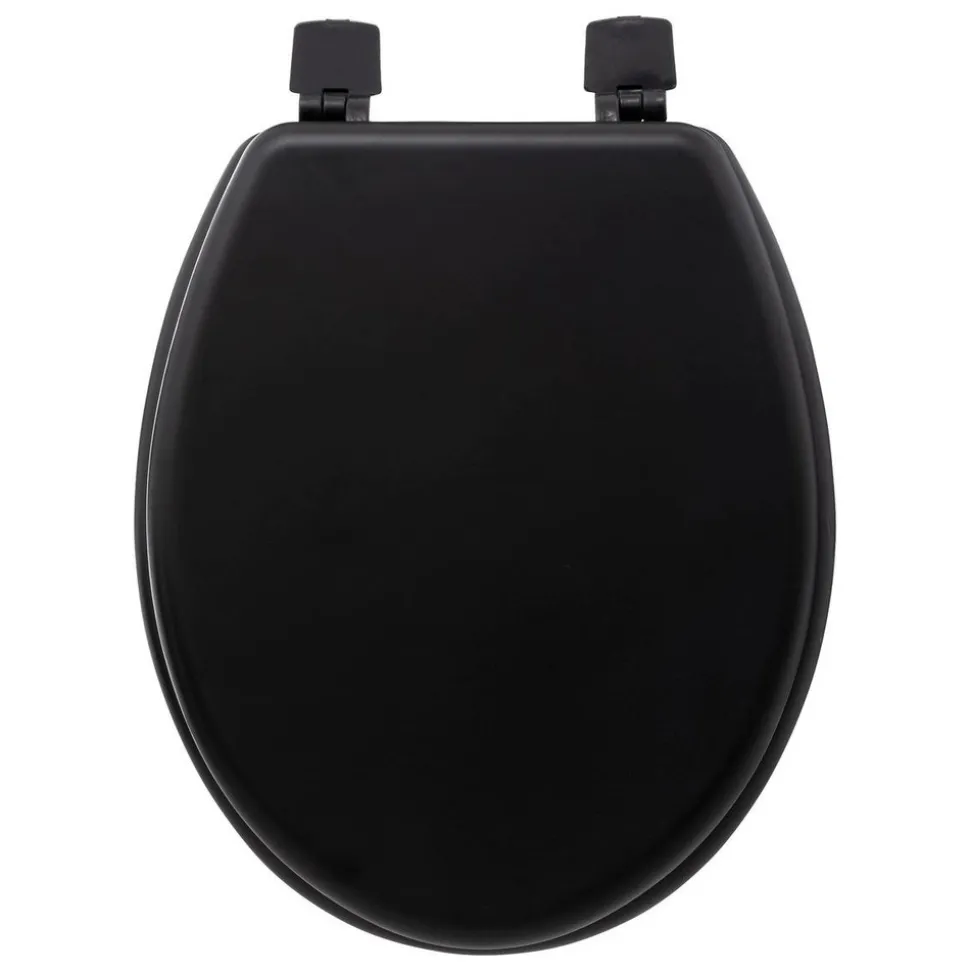 5 FIVE SIMPLY SMART - 5five - abattant wc "colorama" noir en bois laqué