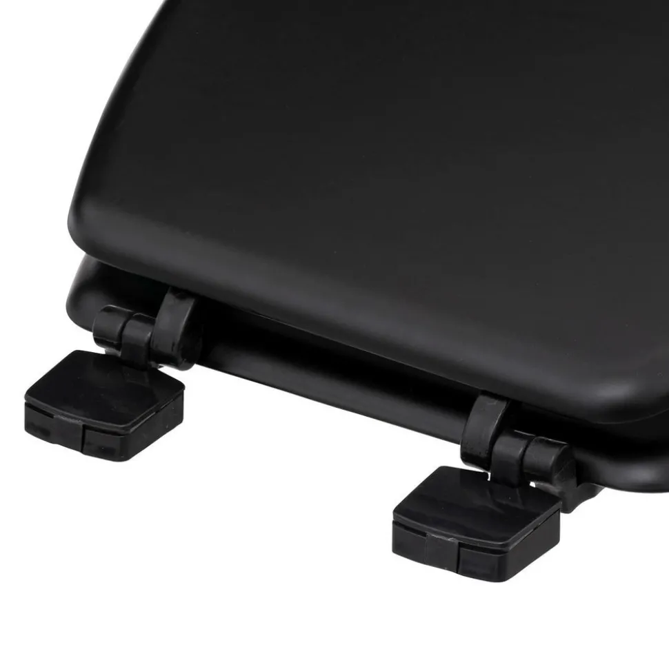 5 FIVE SIMPLY SMART - 5five - abattant wc "colorama" noir en bois laqué