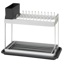 5 FIVE SIMPLY SMART - 5five - égouttoir 2 niveaux gris 42,5x23,5cm