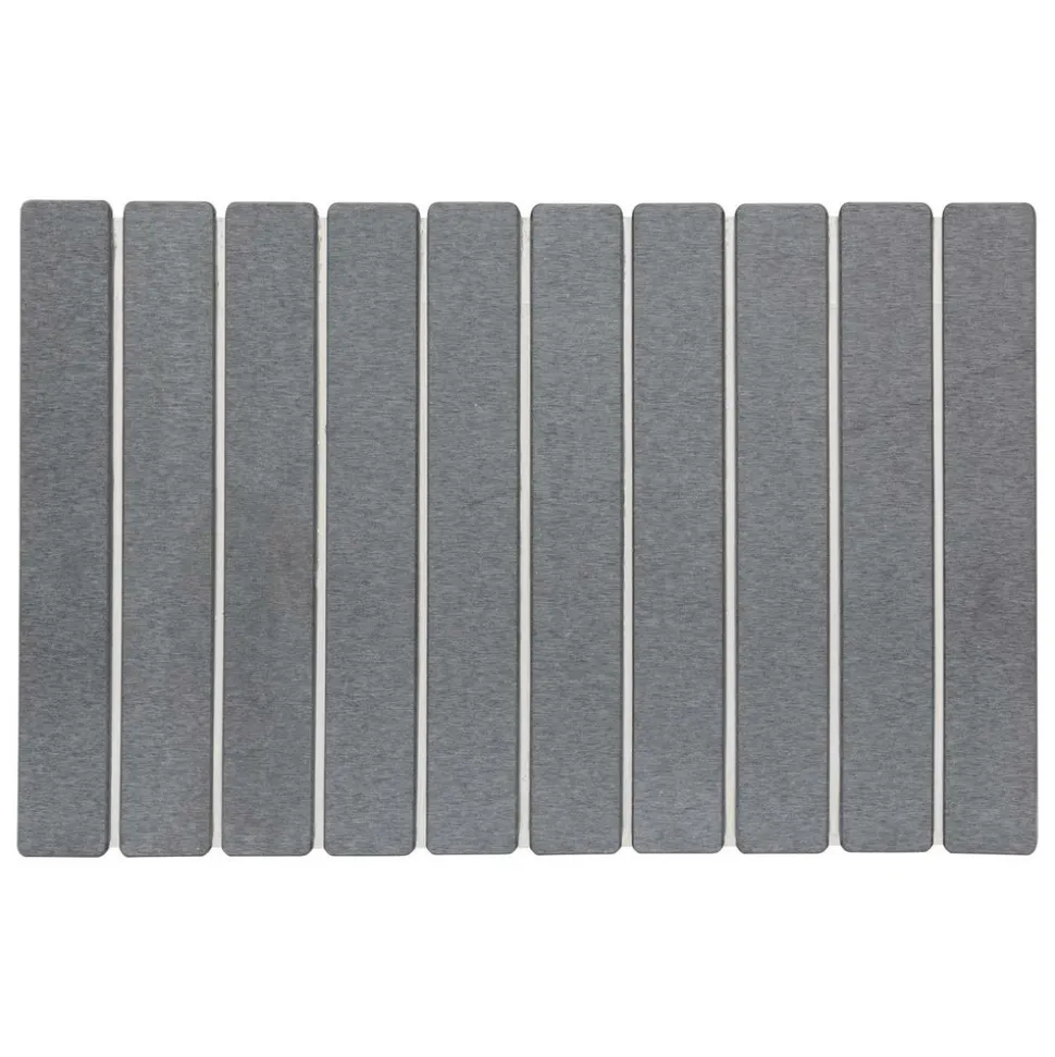 5 FIVE SIMPLY SMART - 5five - tapis de bain caillebotis en diatomite gris 59x39cm