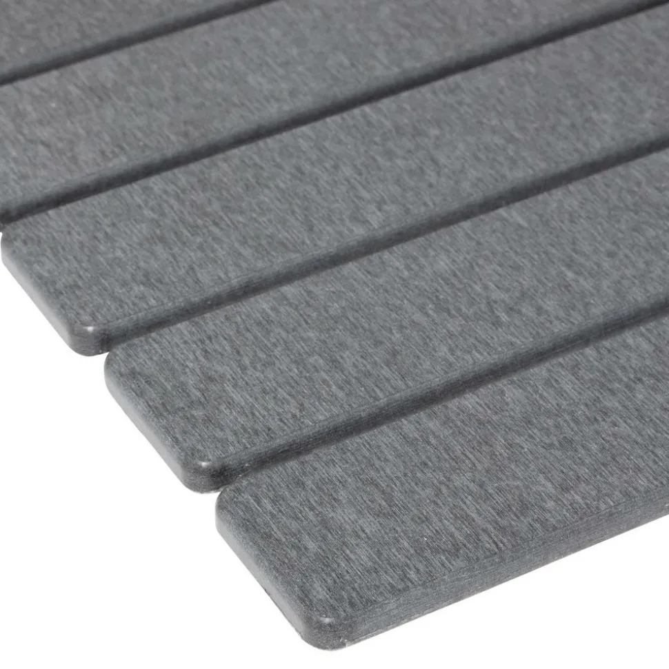 5 FIVE SIMPLY SMART - 5five - tapis de bain caillebotis en diatomite gris 59x39cm