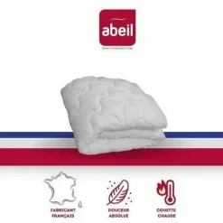 ABEIL - Abeil couette chaude 200 x 200 cm blanc