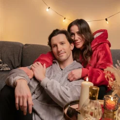 ACTIFORME - Sweat en plaid chaud et doux - vêtement confortable d'intérieur toodhoodie - | gris |