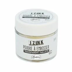 ALADINE - Poudre à embosser transparente pailletée - 25 ml