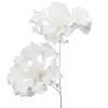 AMADEUS - Tige fleur artificielle Ella, coloris blanc - H. 94cm