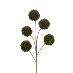 AMADEUS - Tige fleur artificielle Sylvia, coloris kaki - H.89cm