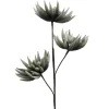 AMADEUS - Tige fleur artificielle Joanna, coloris eucalyptus - H.86cm