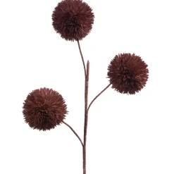 AMADEUS - Tige fleur artificielle Monica, coloris rouge - H.89cm