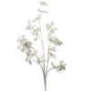 AMADEUS - Tige fleur artificielle Alma, coloris blanc - H.89cm