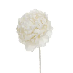 AMADEUS - Tige fleur artificielle Maeva, coloris blanc - H.84cm