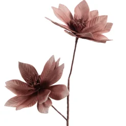 AMADEUS - Tige fleur artificielle Tania, dégradé rose - H.105cm